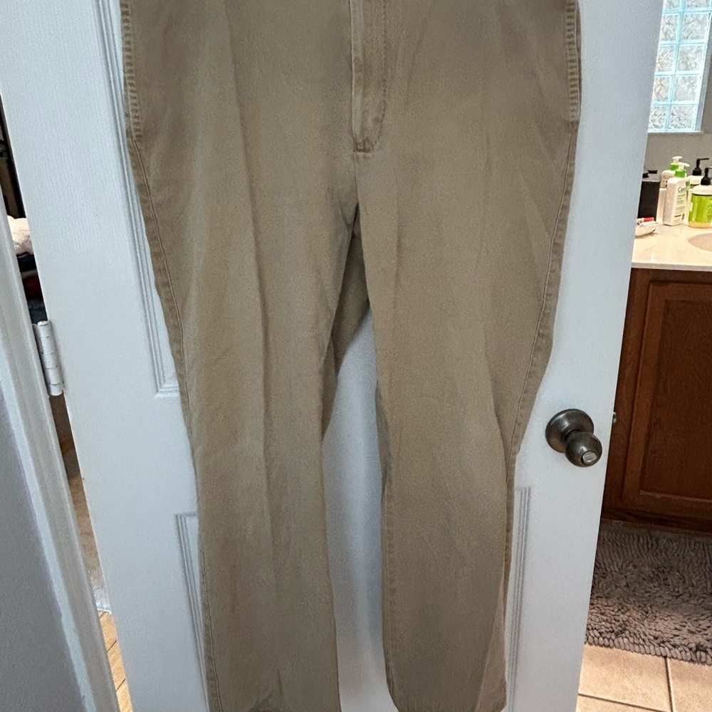 Peter Millar Tan Chinos Classic Cotton-Blend